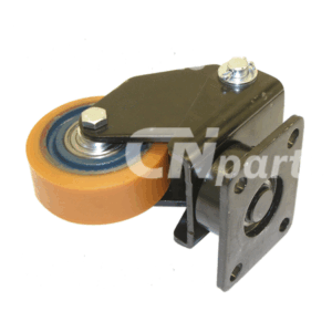 Zwenkgaffel compleet wiel 100x40mm hoogte 171mm