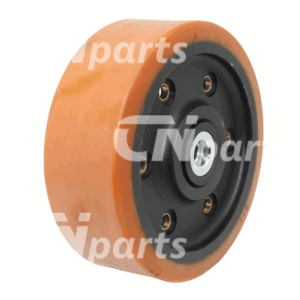 Steunpootwiel 300mm geremd RRE