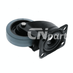 Zwenkgaffel compleet wiel 100x32mm hoogte 132mm