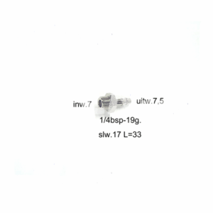 Koppeling 1/4" NPT x 1/4" NPT
