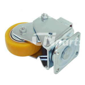 Zwenkgaffel compleet wiel 100x40mm hoogte 170mm