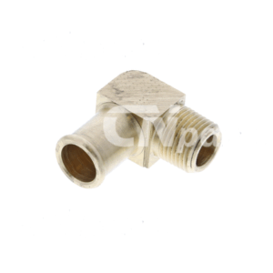 Koppeling 3/8" NPT x 5/8” 90° (brass)