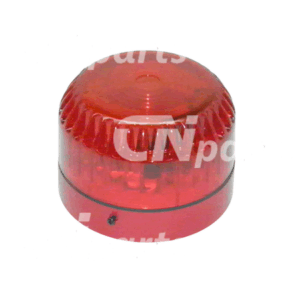 Flitslamp 9-60V Rood Xenon