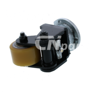 Zwenkgaffel compleet wiel 74,5x48mm hoogte 165mm