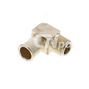 Koppeling 3/8" NPT x 5/8” 90° (brass)