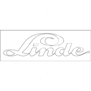 Linde merk sticker
