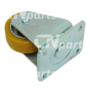 Zwenkgaffel compleet wiel 100x40mm hoogte 149mm