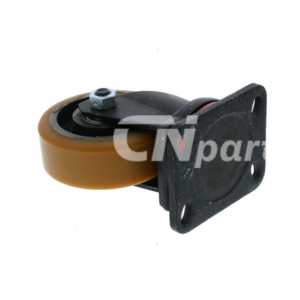 Zwenkgaffel compleet wiel 100x40mm hoogte 141mm