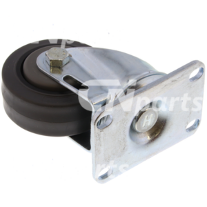 Zwenkgaffel compleet wiel 76x31mm hoogte 106mm