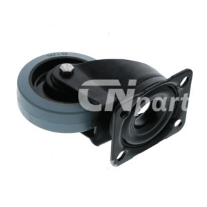 Zwenkgaffel compleet wiel 100x32mm hoogte 132mm