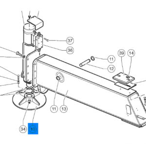 Steunpootplaat Genie GTH-5021R